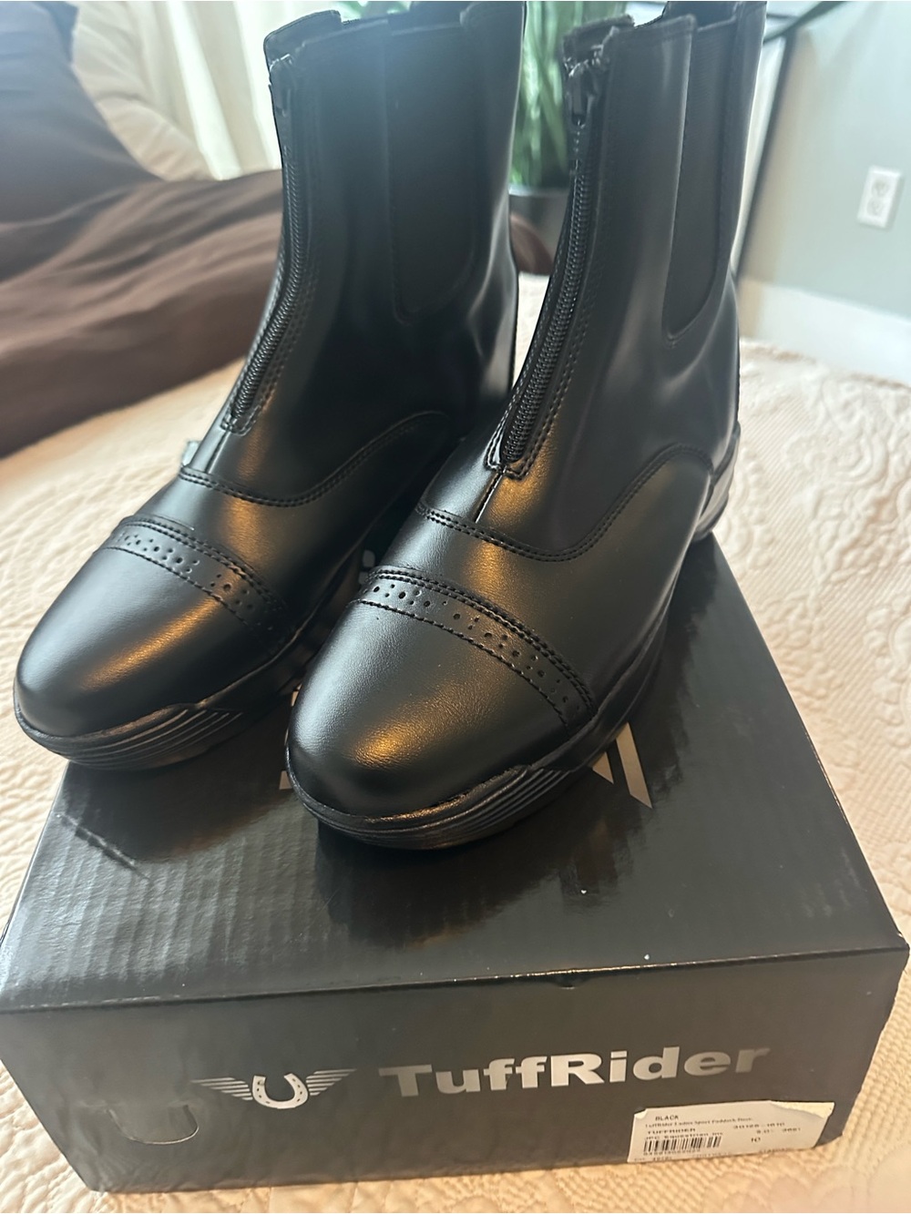 TuffRider Women's Black Sport Paddock Riding Boot